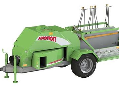 Agrofrost Frostbuster F501 (vontatott) és F252 (függesztett) fagyvédelmi gépek elérhetők pályázati támogatással