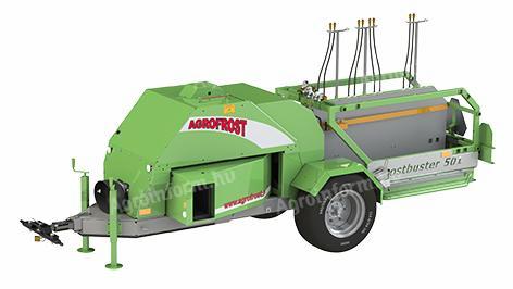 Agrofrost Frostbuster F501 (vontatott) és F252 (függesztett) fagyvédelmi gépek elérhetők pályázati támogatással