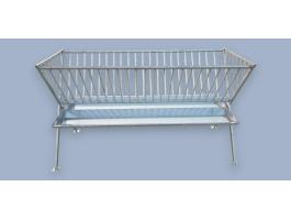 Szénarács széles abrakos- és kármentő tálcával