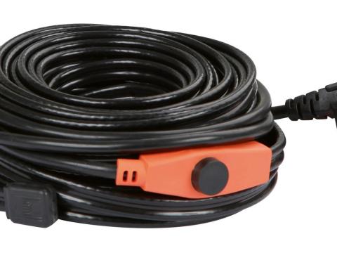 Fagymentes fűtővezeték termosztáttal 230V/16W - 1 m Fagymentes fűtővezeték termosztáttal 230V/16W - 1 m