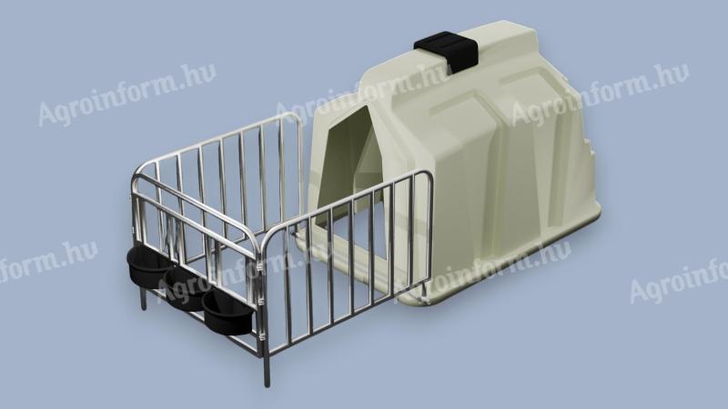 Borjúház ketreccel – Biztonságos, higiénikus borjúnevelő ház