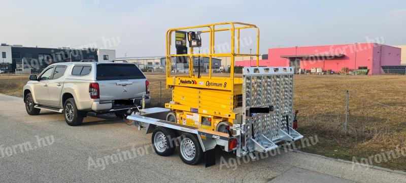Új 2.6m-es (2700kg-os) Martz gépszállító utánfutó 1.790.000 Ft helyett bruttó 1.690.000 Ft
