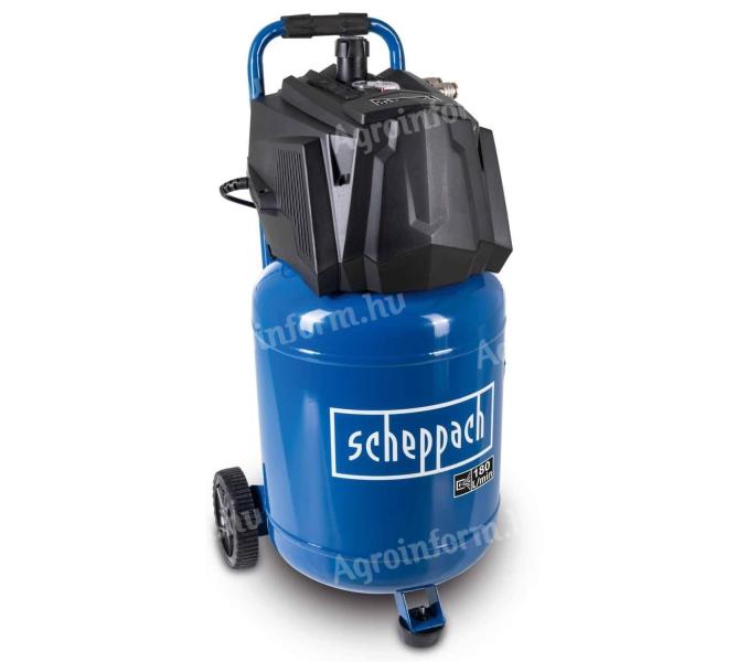 Álló olajmentes kompresszor 30 L / 10 bar, szárazkompresszor, 1500W, 180L/perc – Scheppach HC35V