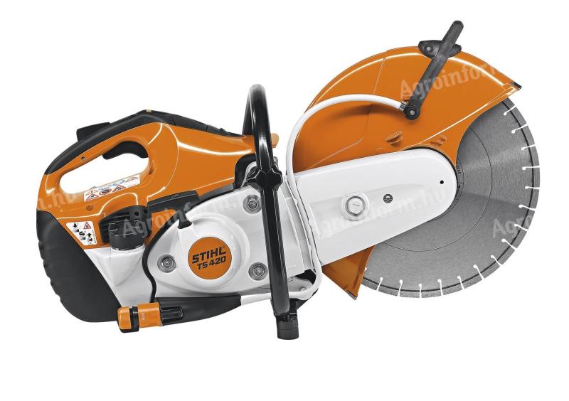 Benzines Vágótárcsás Gép,  350mm / 4.4Le * Stihl TS 420 * betonvágó,  téglavágó,  aszfaltvágó,  fémdaraboló stb
