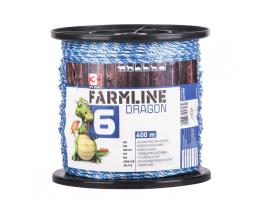 FarmLine Dragon 6 villanypásztor vezeték 400 m – Megbízható megoldás legelőkhöz
