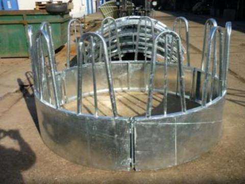 Szarvasmarha körbála etető, 8 férőhelyes, tűzihorganyzott kivitel – 1,8 m átmérő Szarvasmarha körbála etető, 8 férőhelyes, tűzihorganyzott kivitel – 1,8 m átmérő