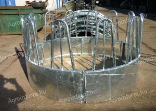 Szarvasmarha körbála etető, 8 férőhelyes, tűzihorganyzott kivitel – 1,8 m átmérő