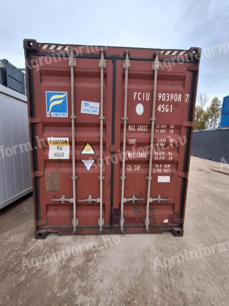 40'HC használt konténer