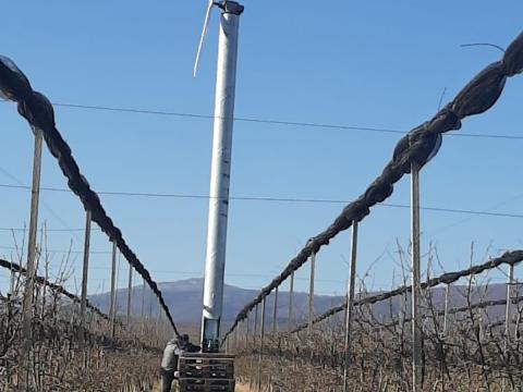 Agrofrost 10 telepített szélgép – professzionális tavaszi fagyvédelem, pályázatra is alkalmas Agrofrost 10 telepített szélgép – professzionális tavaszi fagyvédelem, pályázatra is alkalmas