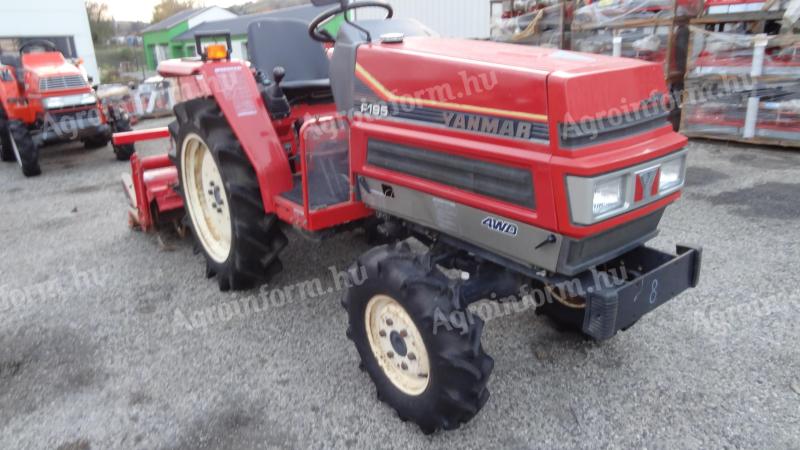 Yanmar F195 japán kistraktor talajmaróval