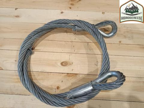 Vontatókötél acélsodrony 22x4000 mm Vontatókötél acélsodrony 22x4000 mm