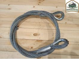 Vontatókötél acélsodrony 22x4000 mm