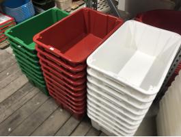 Húsos láda, műanyag láda, sózó, pácoló láda több méretben