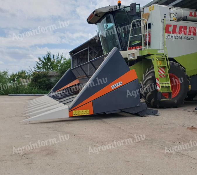 NAS 876z szárzúzós napraforgó adapter asztalszállító kocsival