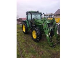 John Deere 6110 SE traktor gyári rakodóval eladó