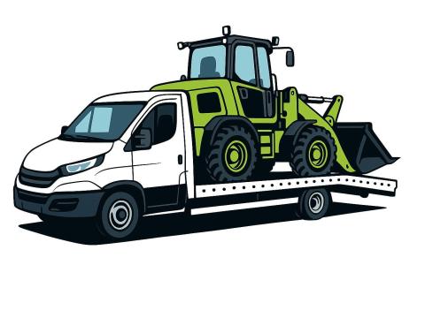 Gépszállítás,  fuvarozás 3,7 tonnáig