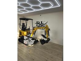 Új Berg Krafter minikotró árokásó Kubota motorral, 1,8 tonnás