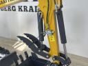 Új Berg Krafter minikotró árokásó Kubota motorral, 1,8 tonnás