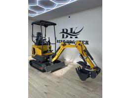 Berg Krafter 1600 minikotró, 1,6 tonnás, Kubota motorral