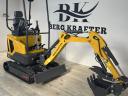 Berg Krafter 1600 minikotró, 1,6 tonnás, Kubota motorral