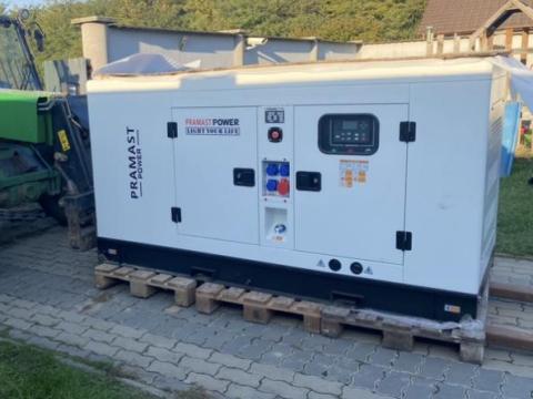 Áramfejlesztő, aggregátor kevés üzemórával eladó Áramfejlesztő, aggregátor kevés üzemórával eladó