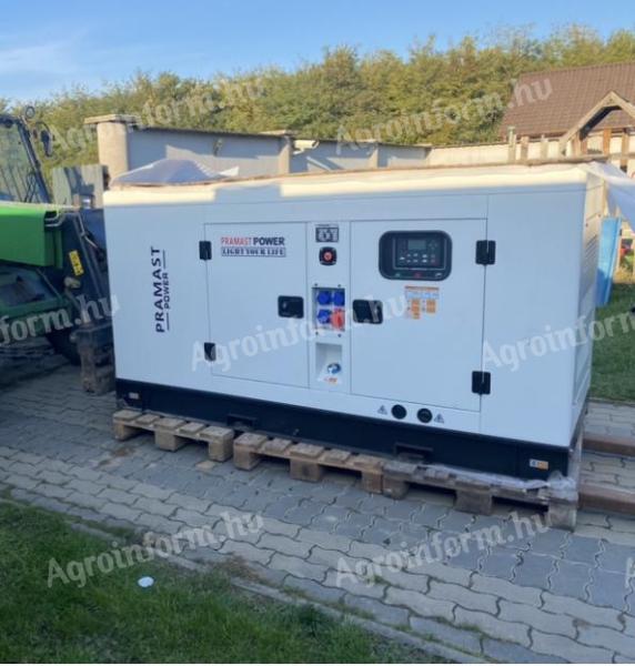 Áramfejlesztő, aggregátor kevés üzemórával eladó