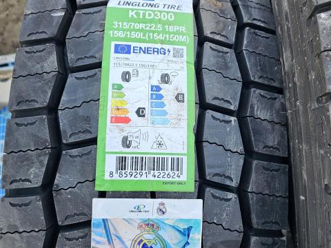 315/70R22,5 Linglong KTD300 húzó új teherautó gumi akció 315/70R22,5 Linglong KTD300 húzó új teherautó gumi akció