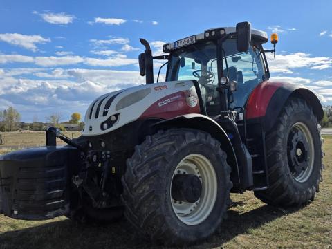Steyr 6300 Terrus CVT traktor eladó – 300 LE, robot előkészítéssel