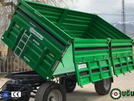 Kéttengelyes 15 tonnás mezőgazdasági pótkocsi eladó