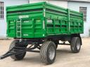 Kéttengelyes 15 tonnás mezőgazdasági pótkocsi eladó