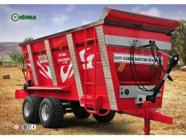 Kéttengelyes 15 tonnás műtrágyaszóró eladó – új mezőgazdasági pótkocsik széles választékban