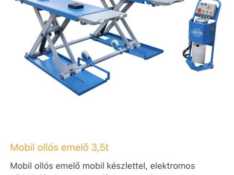 Lincos 3,5 tonnás ollós emelő eladó