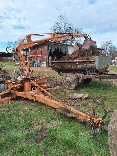 Unhz-500 rakodó, trágyarakó