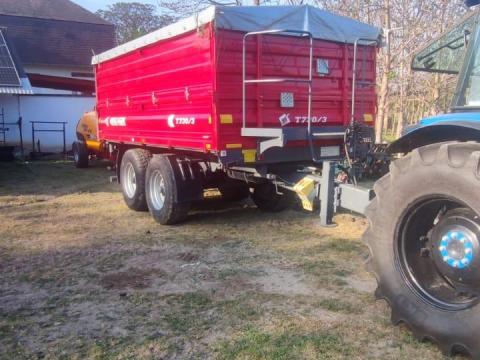 Metal Fach 12t billenős pótkocsi eladó – 2019, teljes felszereltség,  szőlőszállító