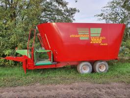 STRAUTMANN Verti-Mix 2000 Double takarmánykeverő kocsi