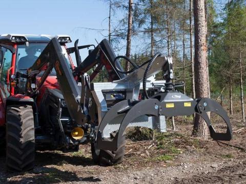 Univerzális rönkfogó Combi RZ 185 – profi rakodógép munkaeszköz