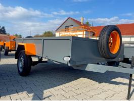 Új strapabíró utánfutó készletről! 150x260 cm, laprugós