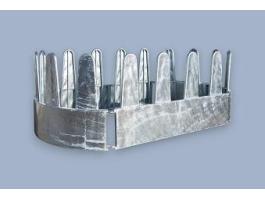 Szarvasmarha hengerbála etető – 16 férőhelyes, erősített, teljes lemezburkolattal