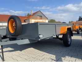 Rendszámmal,  4 év műszakival!!! Új utánfutó 150x300 cm,  1500 KG fékes