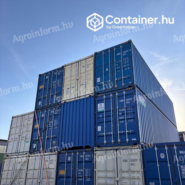 40'HC új, egyutas tengeri raktárkonténerek eladók kiváló minőségben
