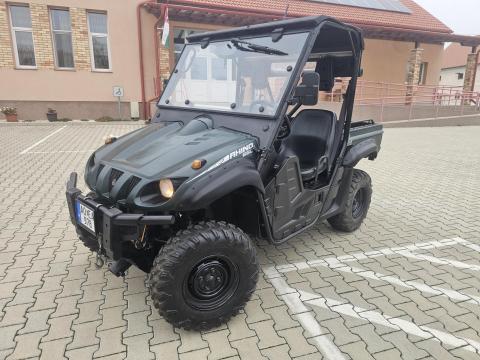 Yamaha Rhino 660 UTV rendszámos, B kategóriával vezethető, vonóhorog, csörlő, 5 év műszakival