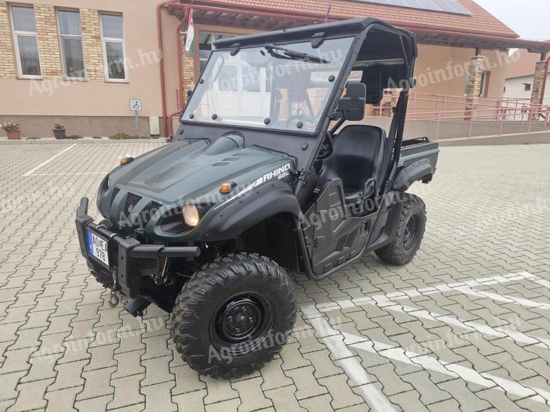 Yamaha Rhino 660 UTV rendszámos, B kategóriával vezethető, vonóhorog, csörlő, 5 év műszakival