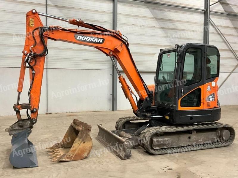 Doosan DX 63-3 / 2017 / 6 254 üzemóra / Lízing 20%-tól