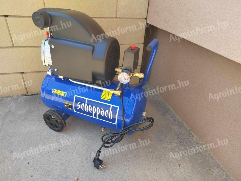 Scheppach HC 26 olajos kompresszor 24L, 8 bar, ingyenes szállítás