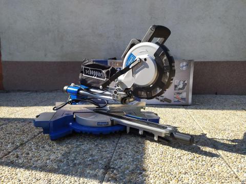 Scheppach HM 216 gérvágó fűrész húzófunkcióval és lézerrel, 2000 W, ingyenes szállítás