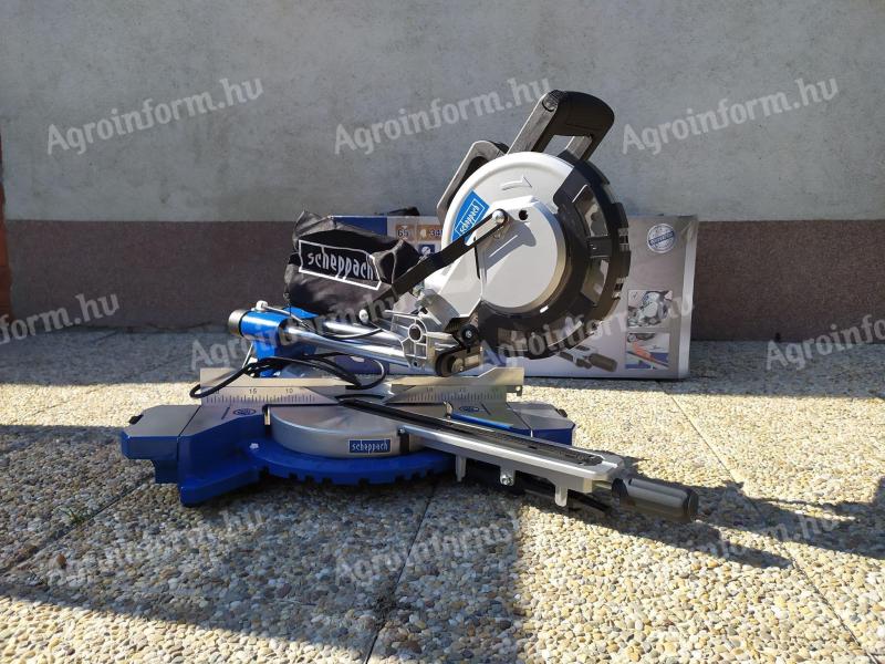Scheppach HM 216 gérvágó fűrész húzófunkcióval és lézerrel, 2000 W, ingyenes szállítás
