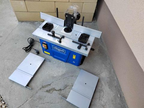 Marógép HF50 Scheppach – asztali marógép | 230V 1500W | Befogópatronok 6/8/12 mm | ingyenes szállítás