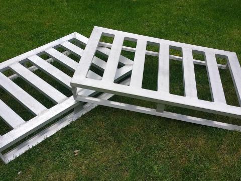 Alumínium raklap 80x120 cm szabványos méretben