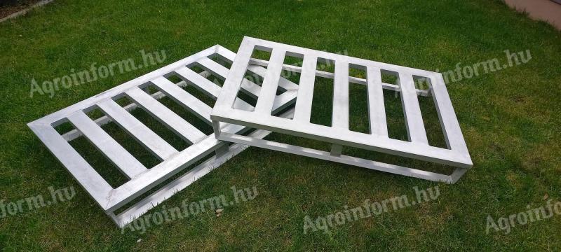 Alumínium raklap 80x120 cm szabványos méretben