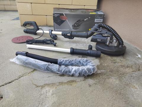 Scheppach TBS915-BE fal- és mennyezetcsiszoló, falcsiszoló zsiráf, ingyenes szállítással